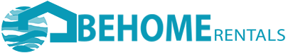 Logo Behome Rentals azul